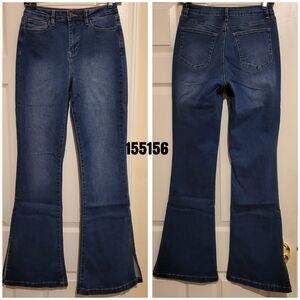 New Split Hem Flare Jeans